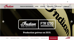 Desktop Screenshot of indianmotorcycle.fr