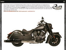 Tablet Screenshot of indianmotorcycle.se